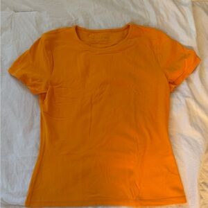 Orange Aritzia Women's Tee
